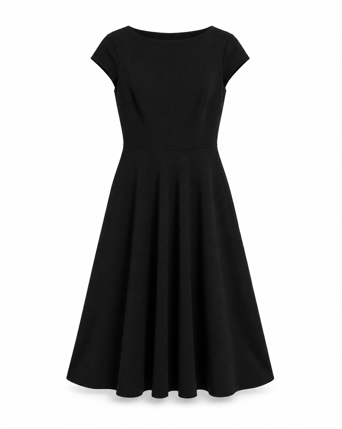 Women's Fit & Flare Ballet Neck Dress by Pact Dresses womens-fit-flare-ballet-neck-dress