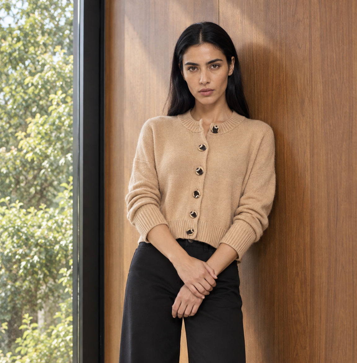 Organic Cropped Cardigan by Talbottique Cardigans organic-cropped-cardigan