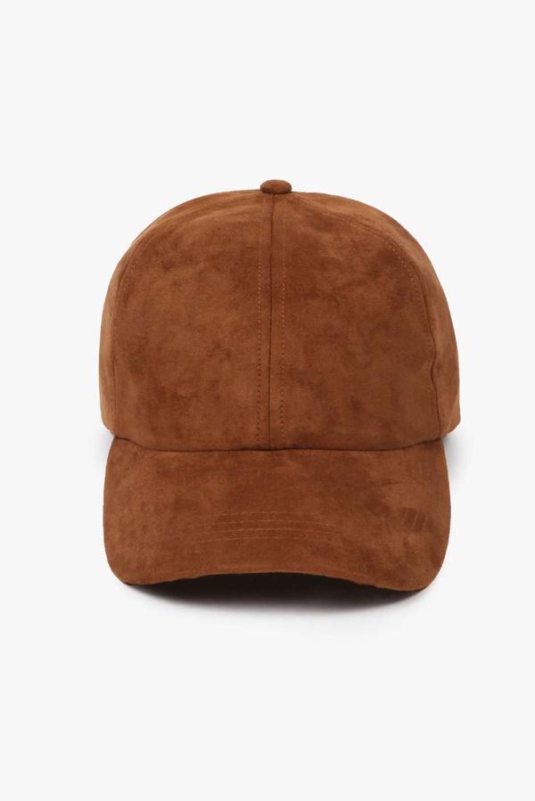 Suede Fall Winter Baseball Cap