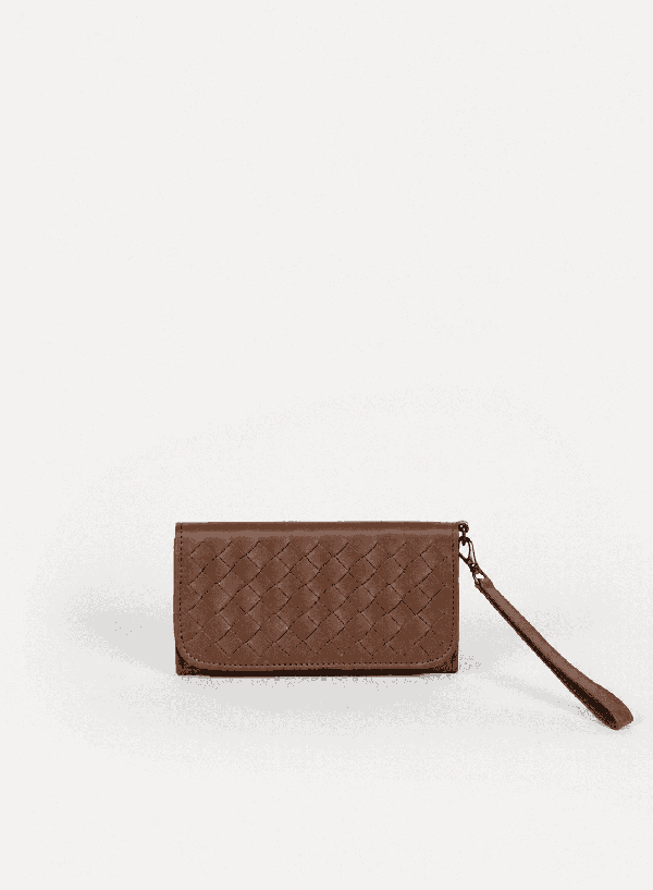 Woven Wristlet Wallet